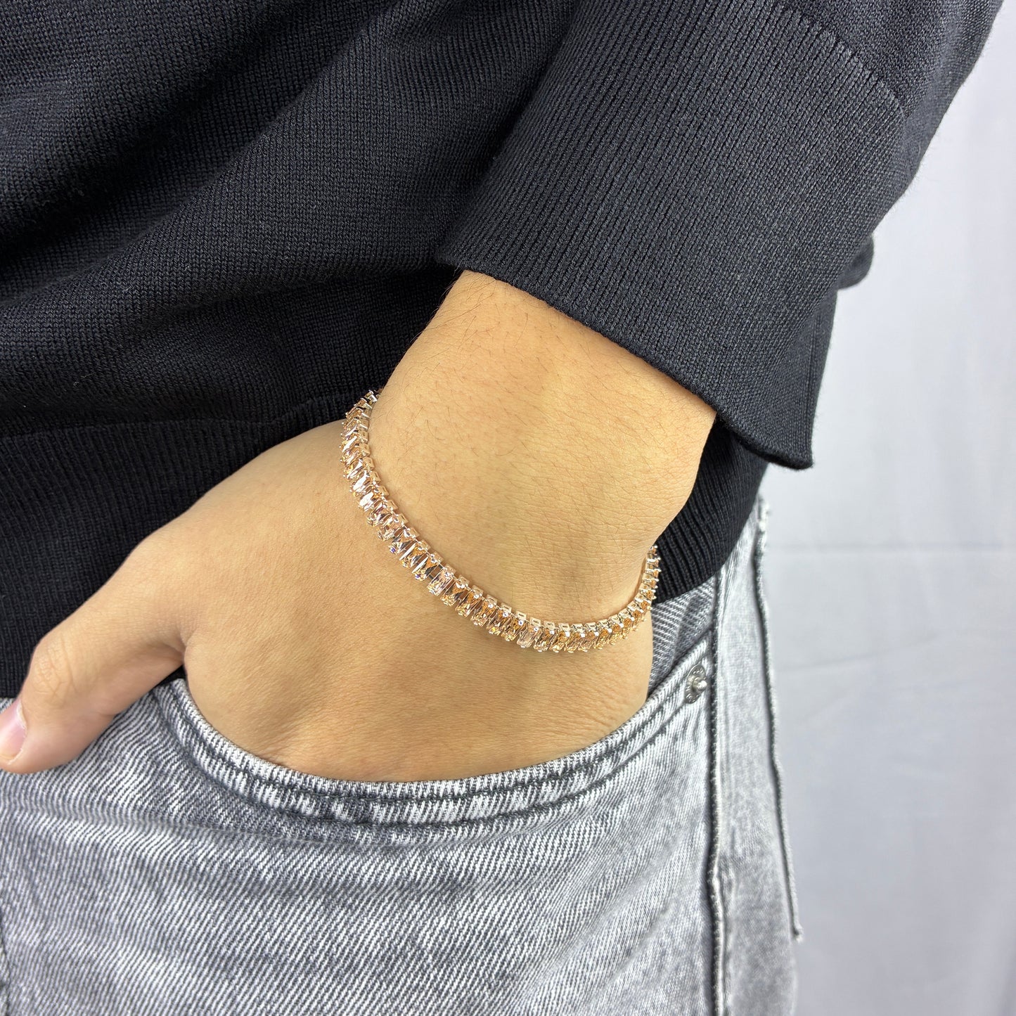 Pulsera Tennis Rectángulos