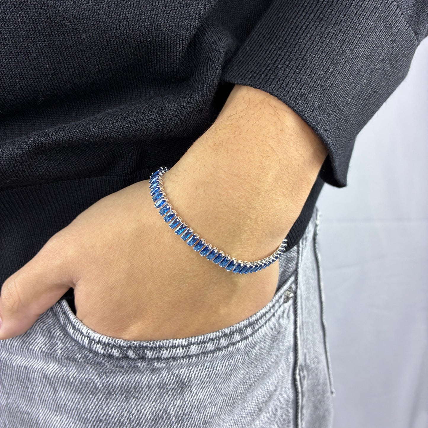 Pulsera Tennis Rectángulos