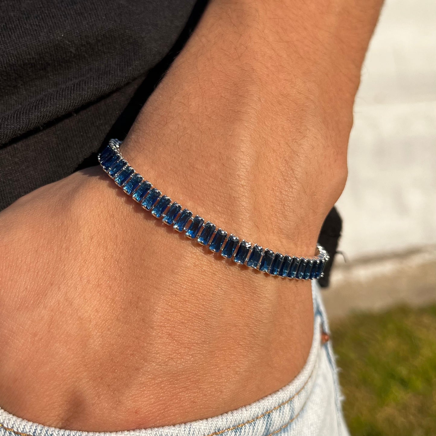 Pulsera Tennis Rectángulos