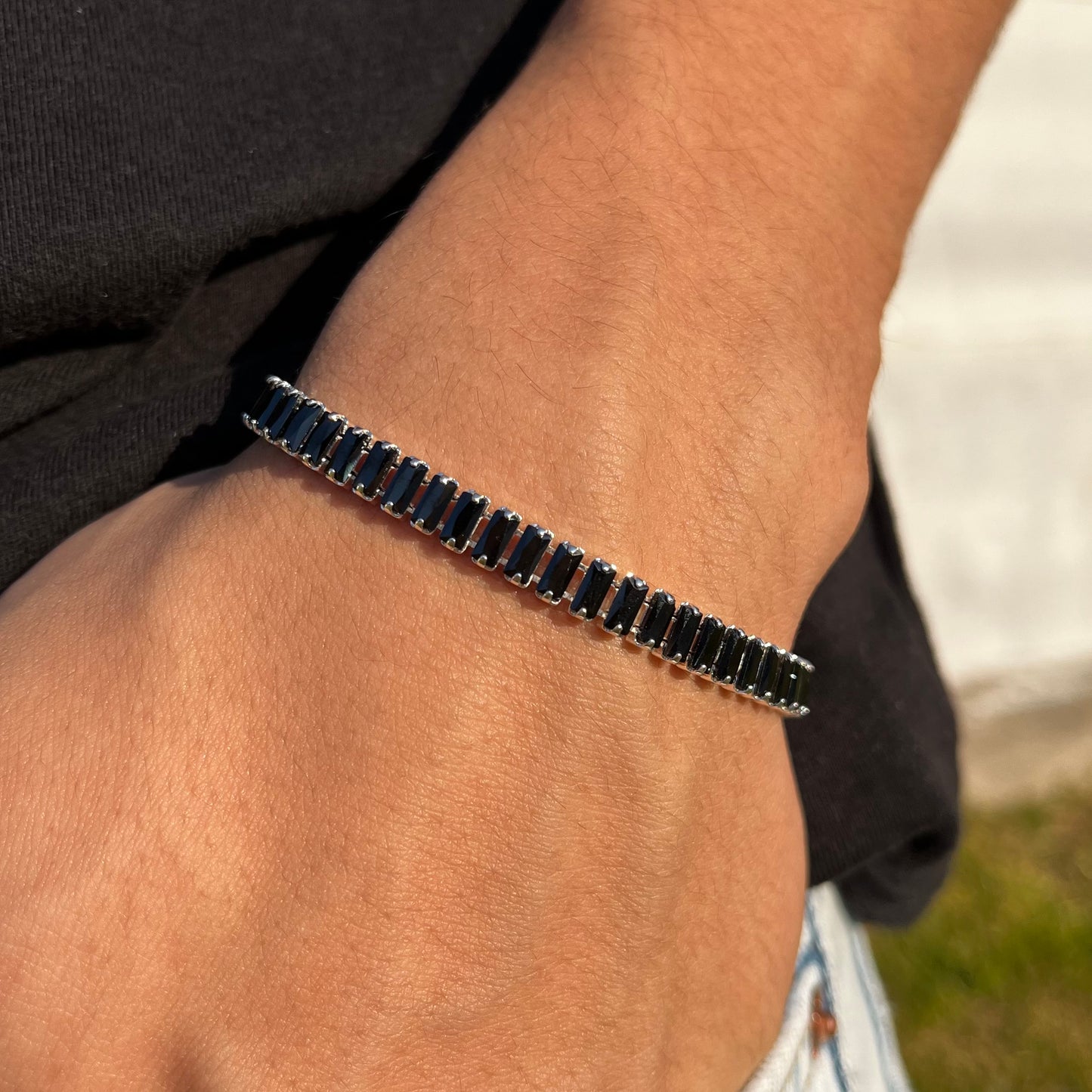 Pulsera Tennis Rectángulos