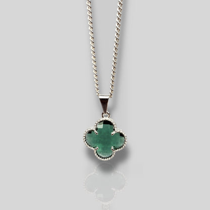 Collar Trébol Verde