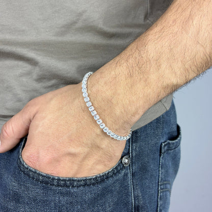 Pulsera Tennis Cuadrada - 4MM