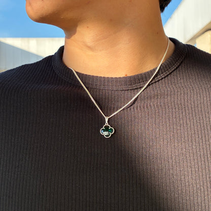 Collar Trébol Verde