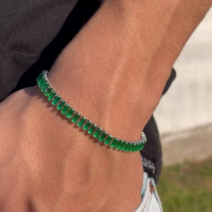 Pulsera Tennis Rectángulos
