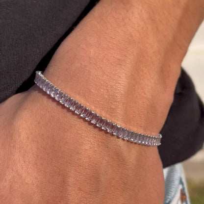Pulsera Tennis Rectángulos