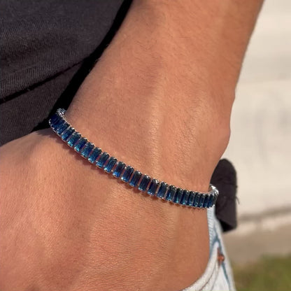Pulsera Tennis Rectángulos